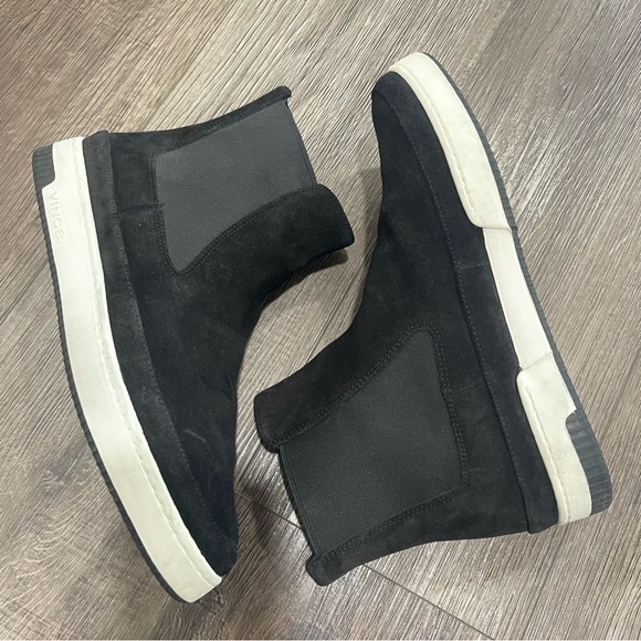 Vince Rhys Pull On Boot suede Black in size 9M - Picture 4 of 12